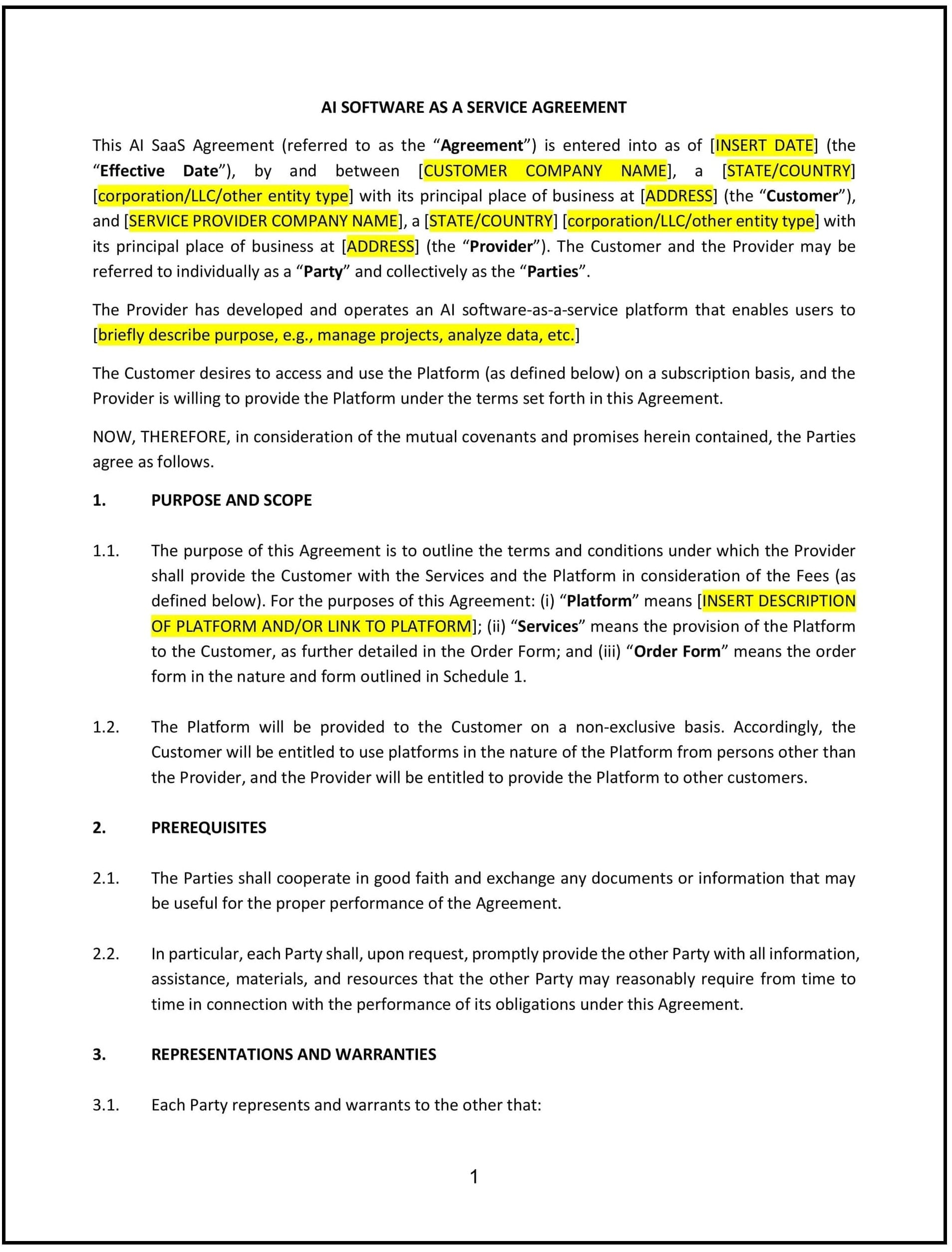 AI-SaaS-Agreement--North-Carolina--1-1