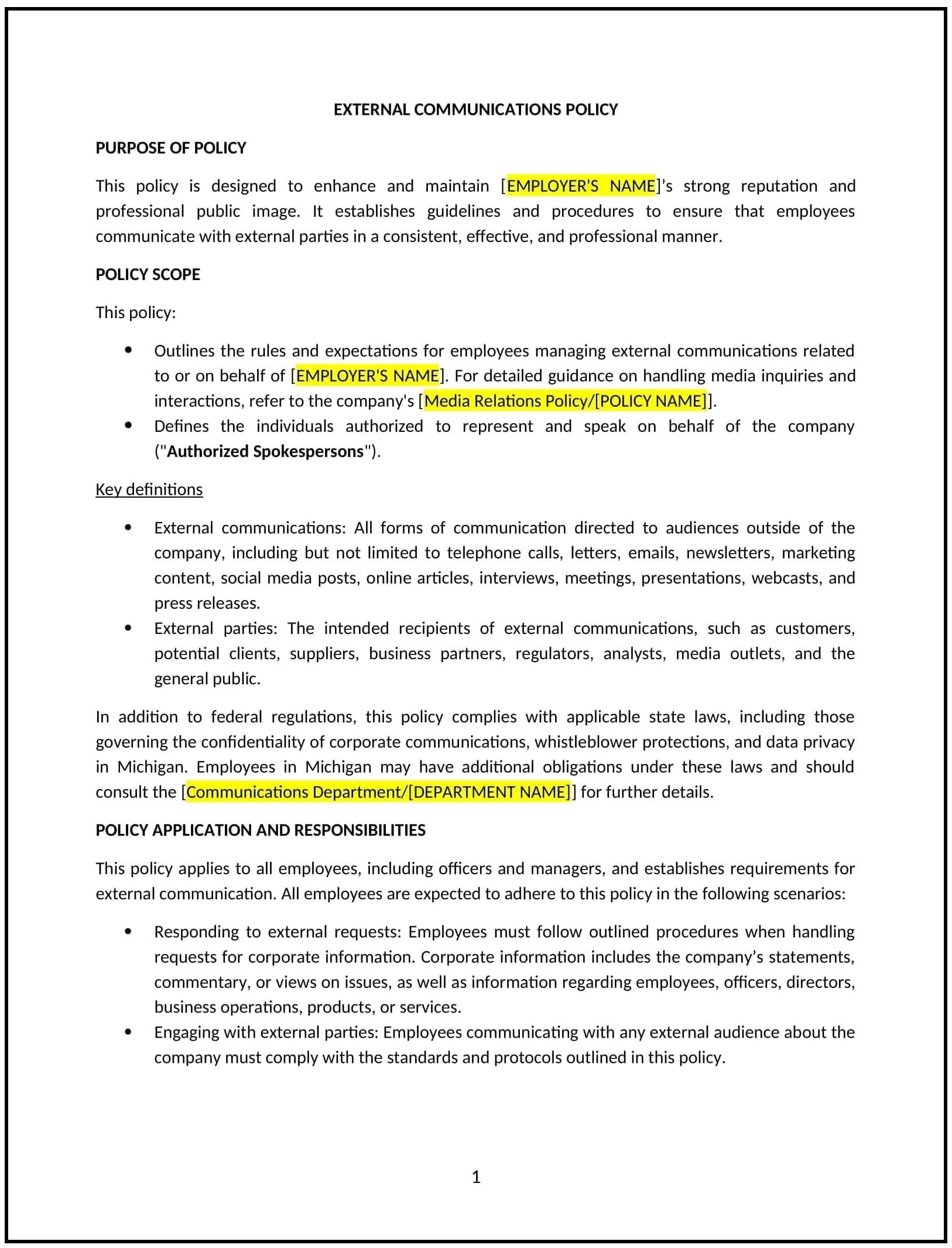 External-Communications-Policy--Michigan--01-1-1