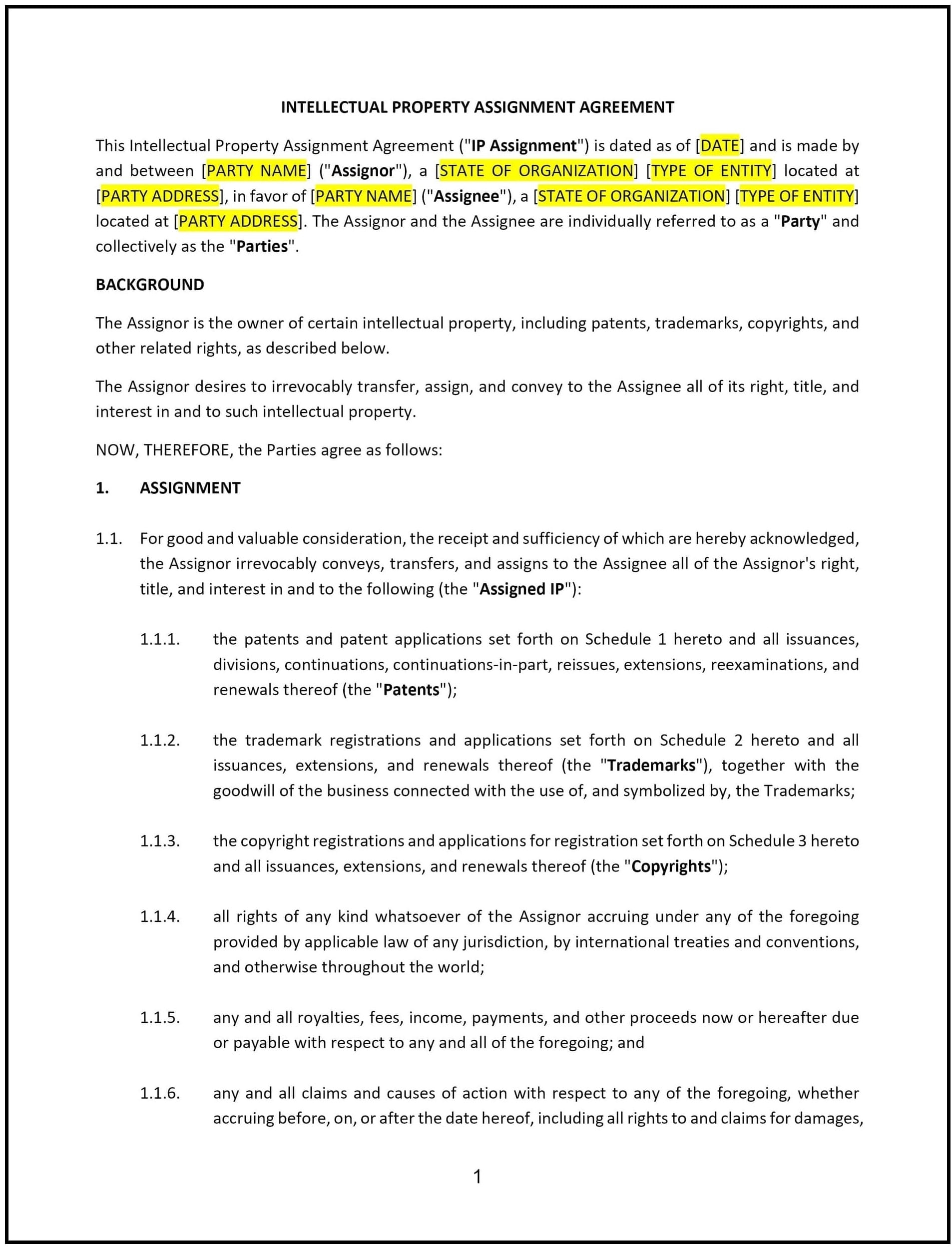 Intellectual-Property-Assignment-Agreement--Alabama---1--1-1