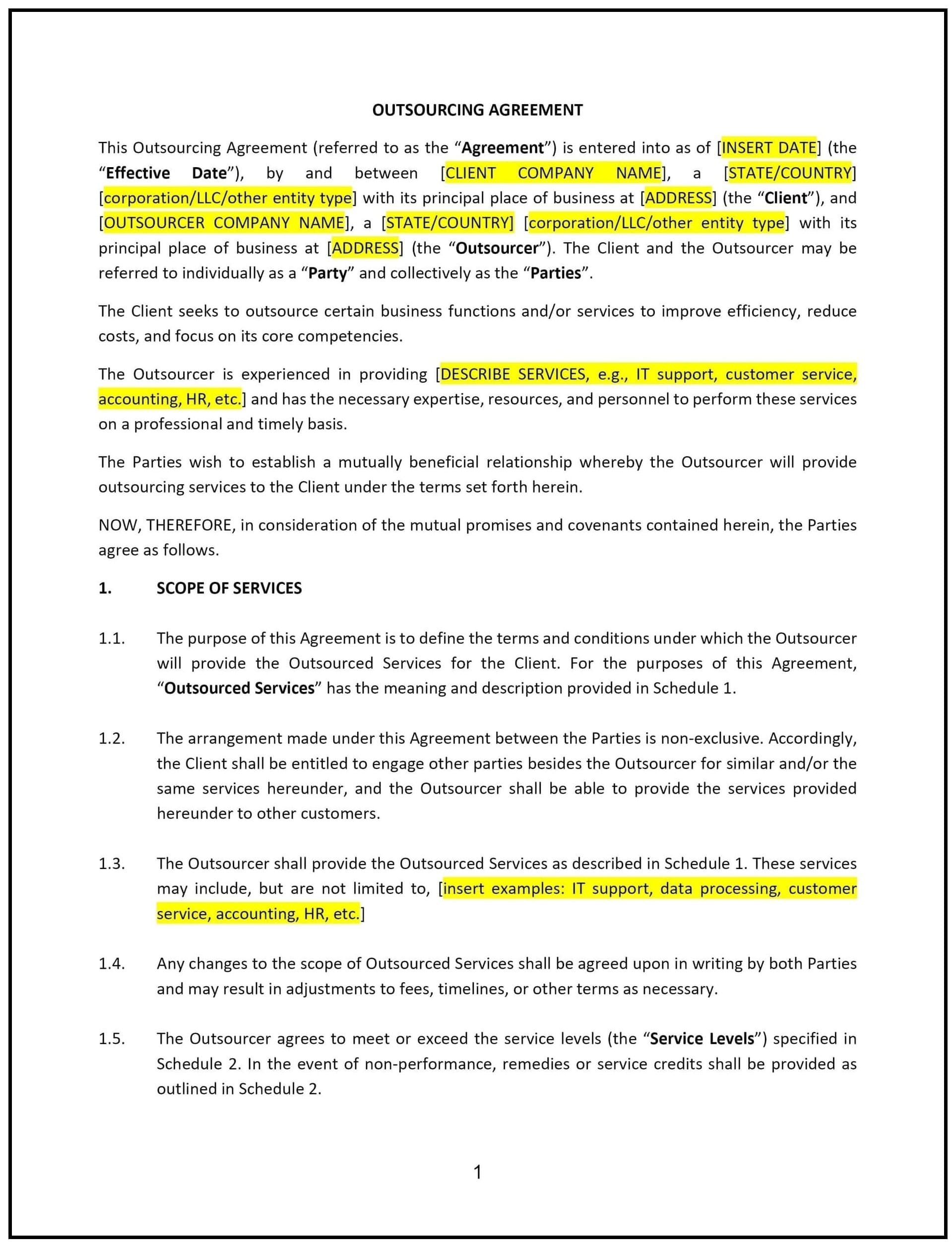 Outsourcing-Agreement--Alabama---1--1-1-1
