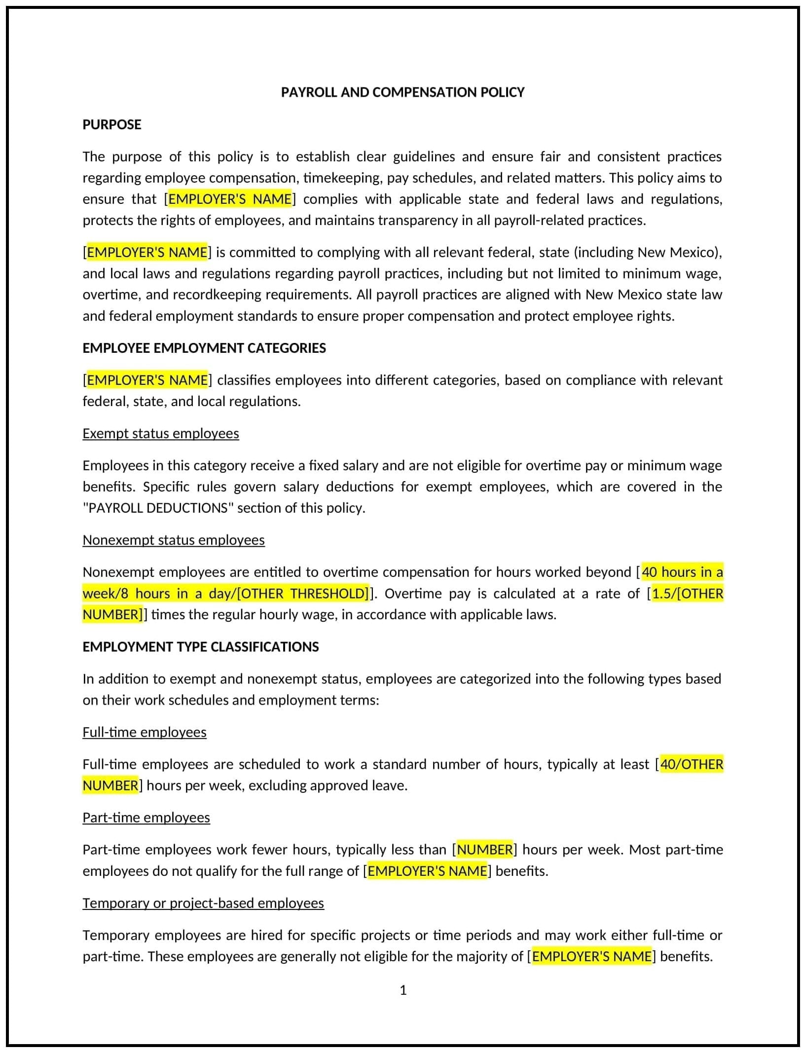 Payroll-and-Compensation-Policy--New-Mexico--1-1-1