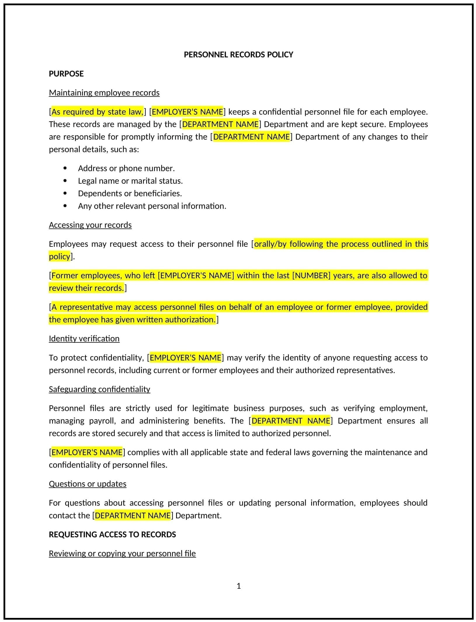 Personnel-Records-Policy--California--1-1-1