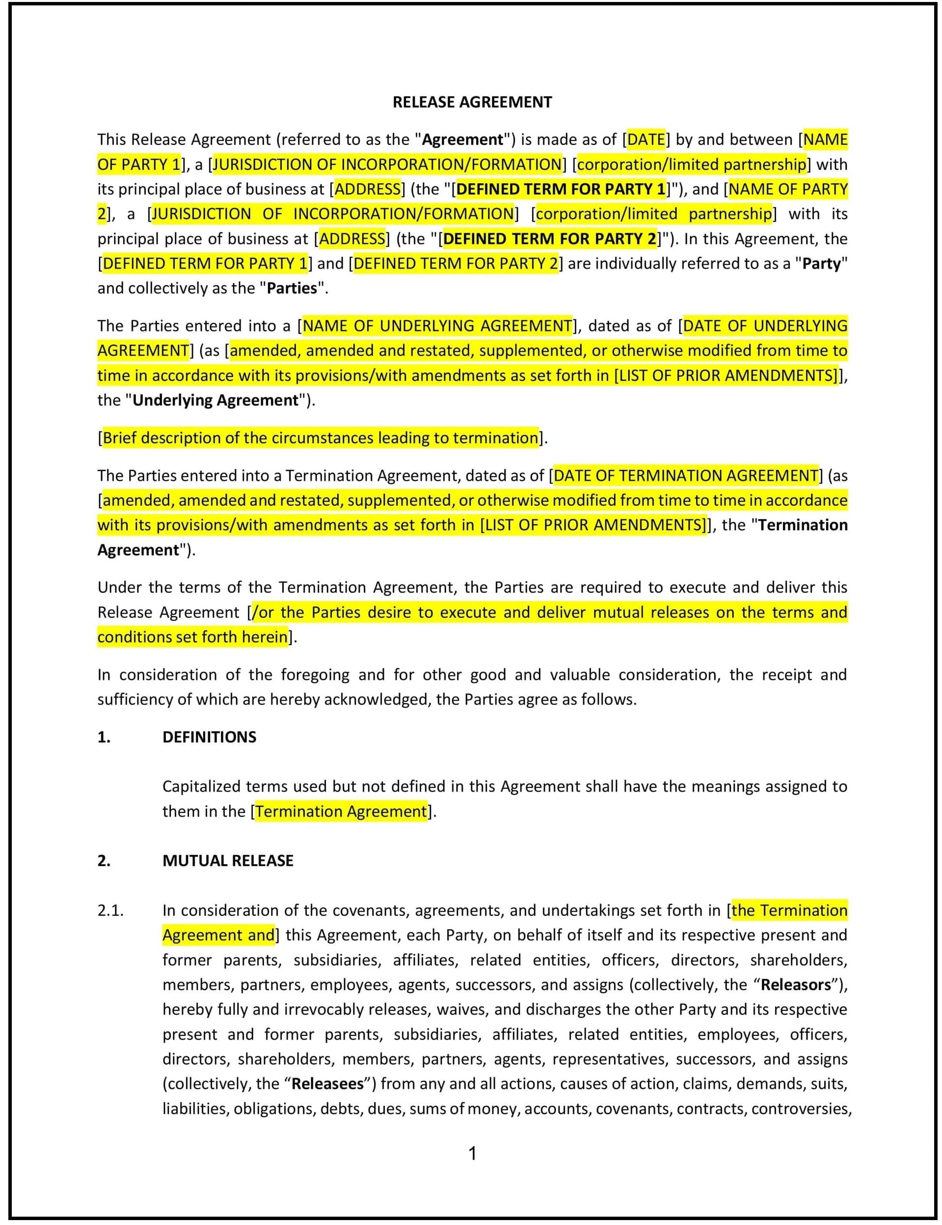 Release-Agreement--Mutual---Nevada--1-1