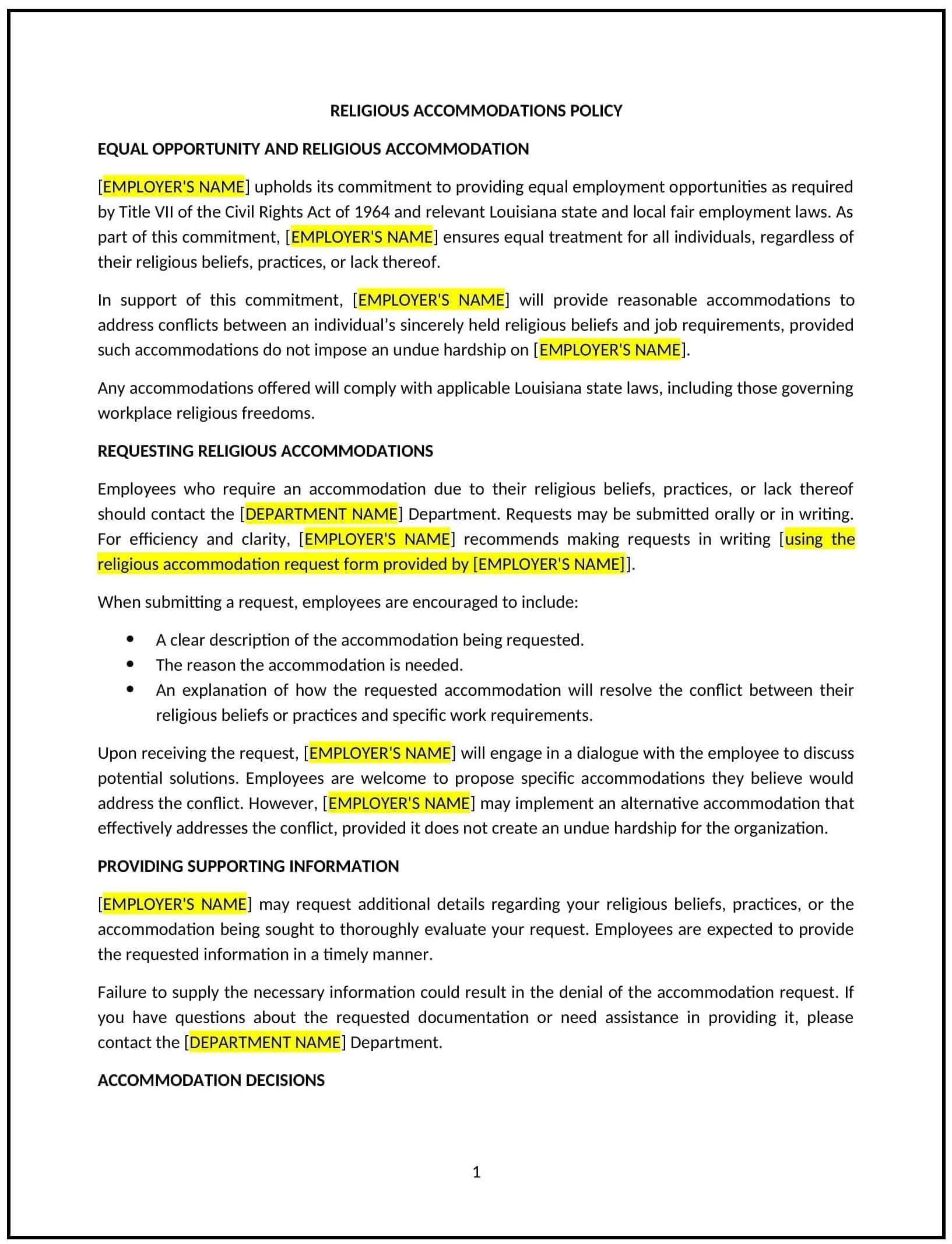 Religious-Accommodations-Policy--Louisiana--1-1-1