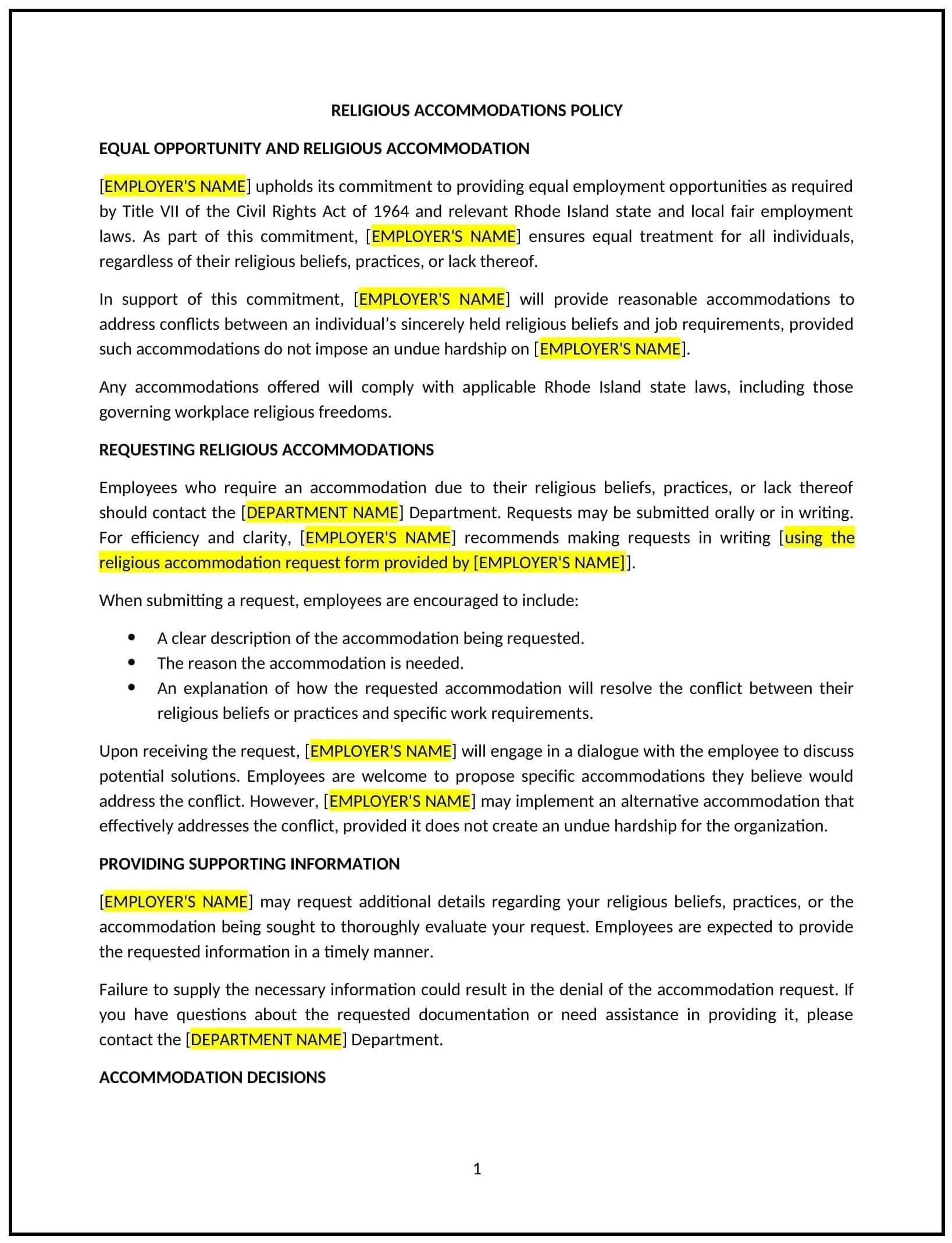 Religious-Accommodations-Policy--Rhode-Island--1-1-1