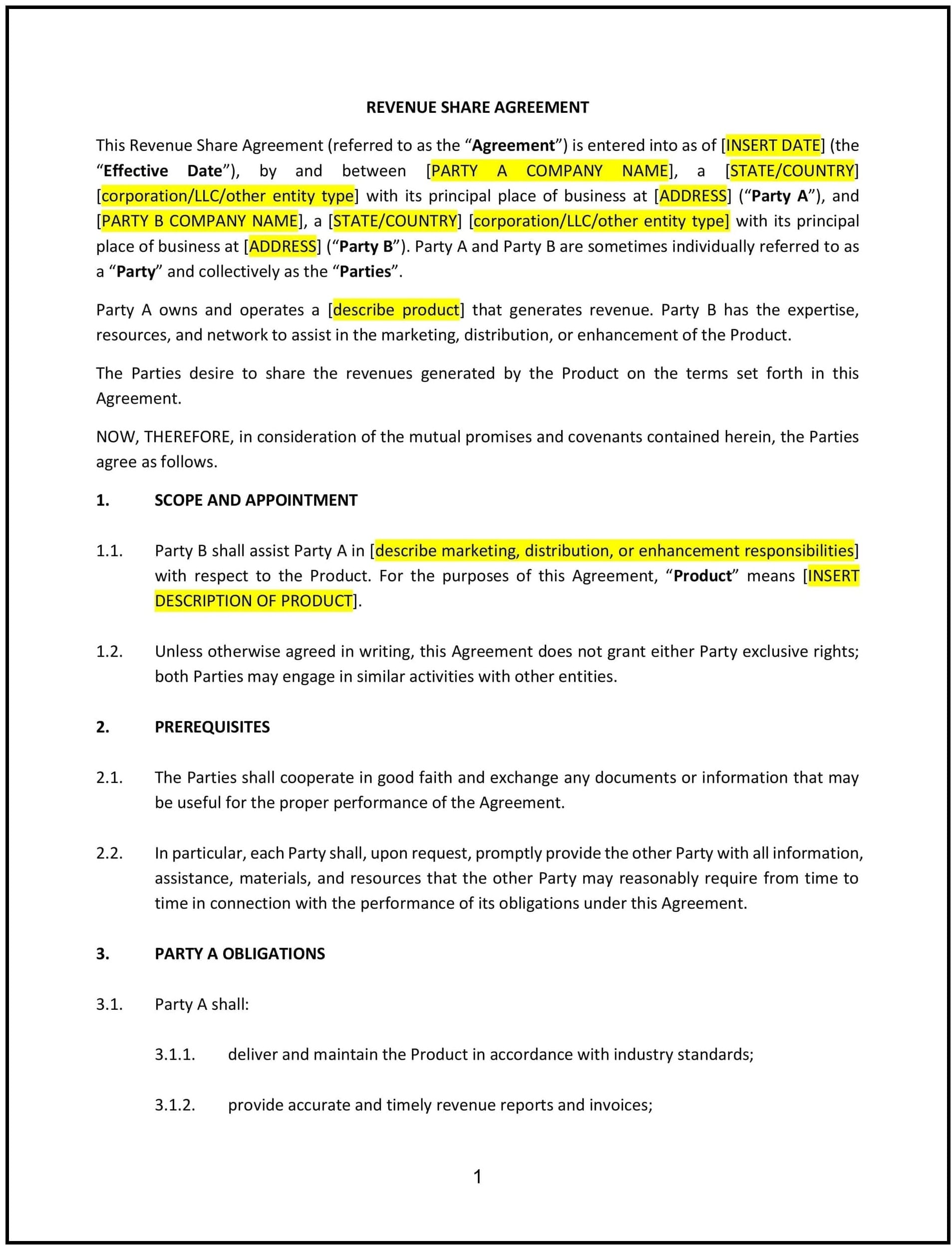 Revenue-Share-Agreement--Delaware--1-1