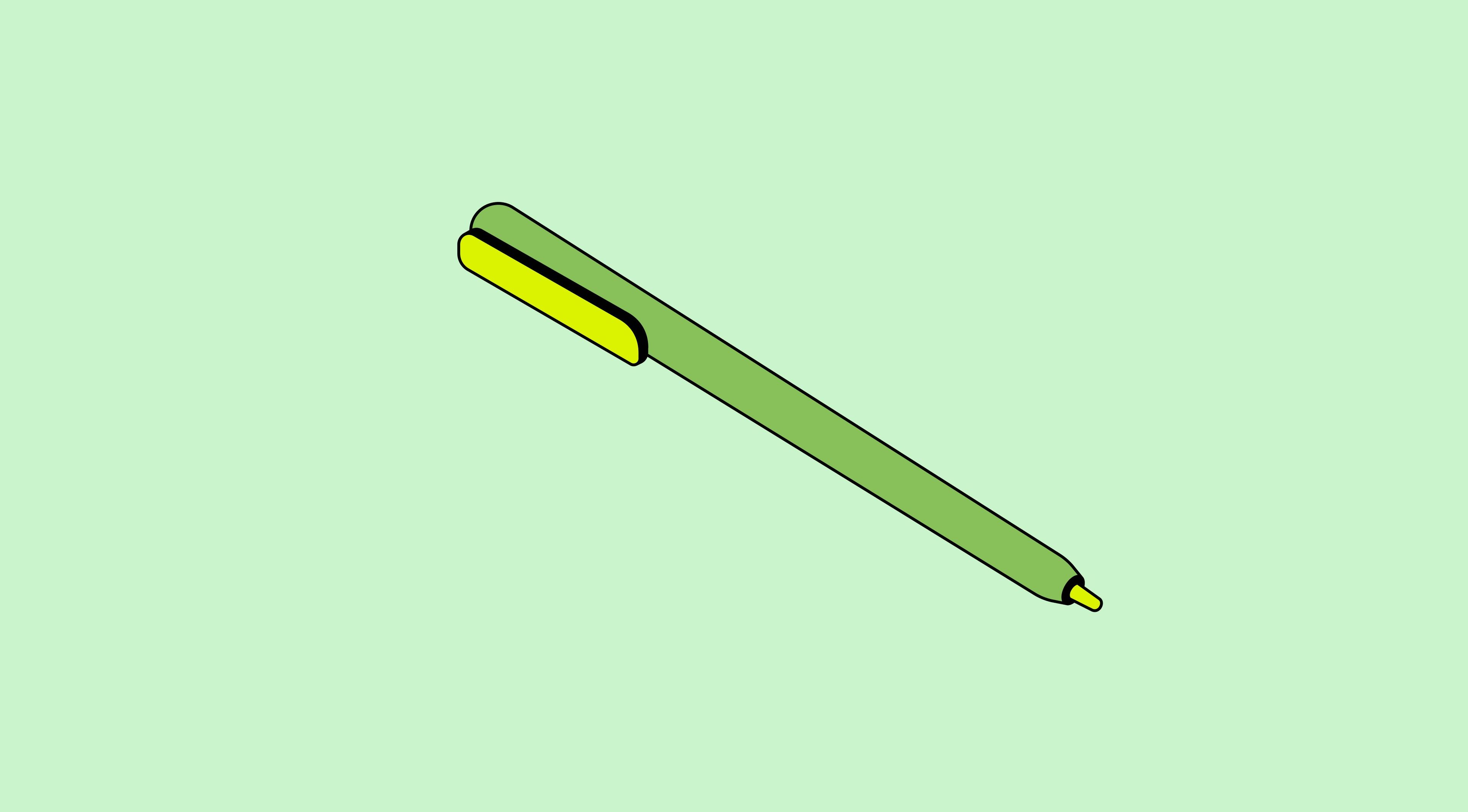 A pen for signing contracts