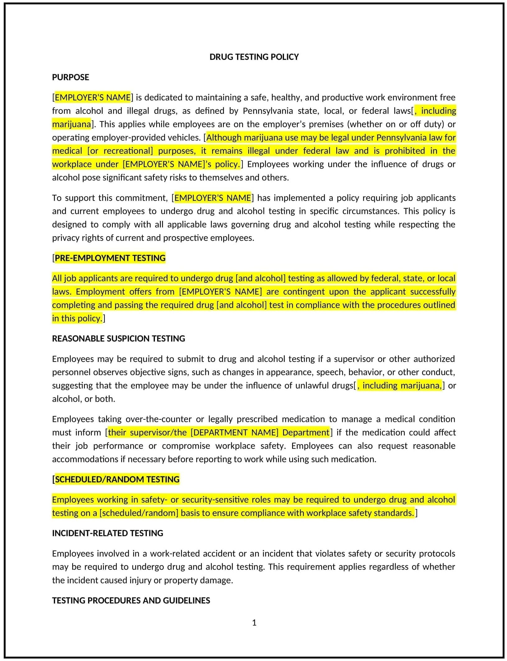 Drug-Testing-Policy--Pennsylvania--1-1-1