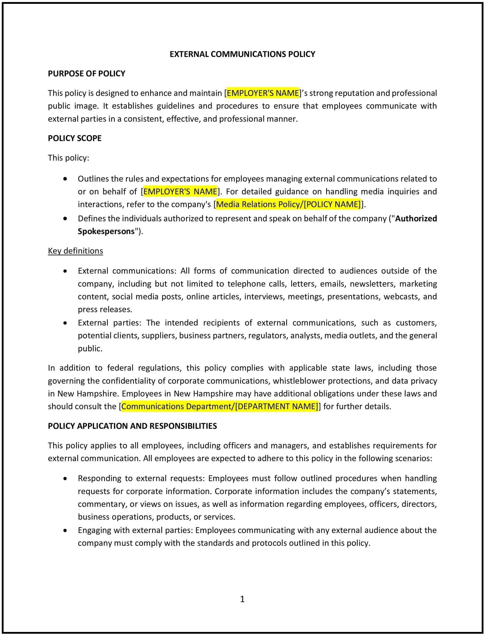 External-Communications-Policy--New-Hampshire--1-1