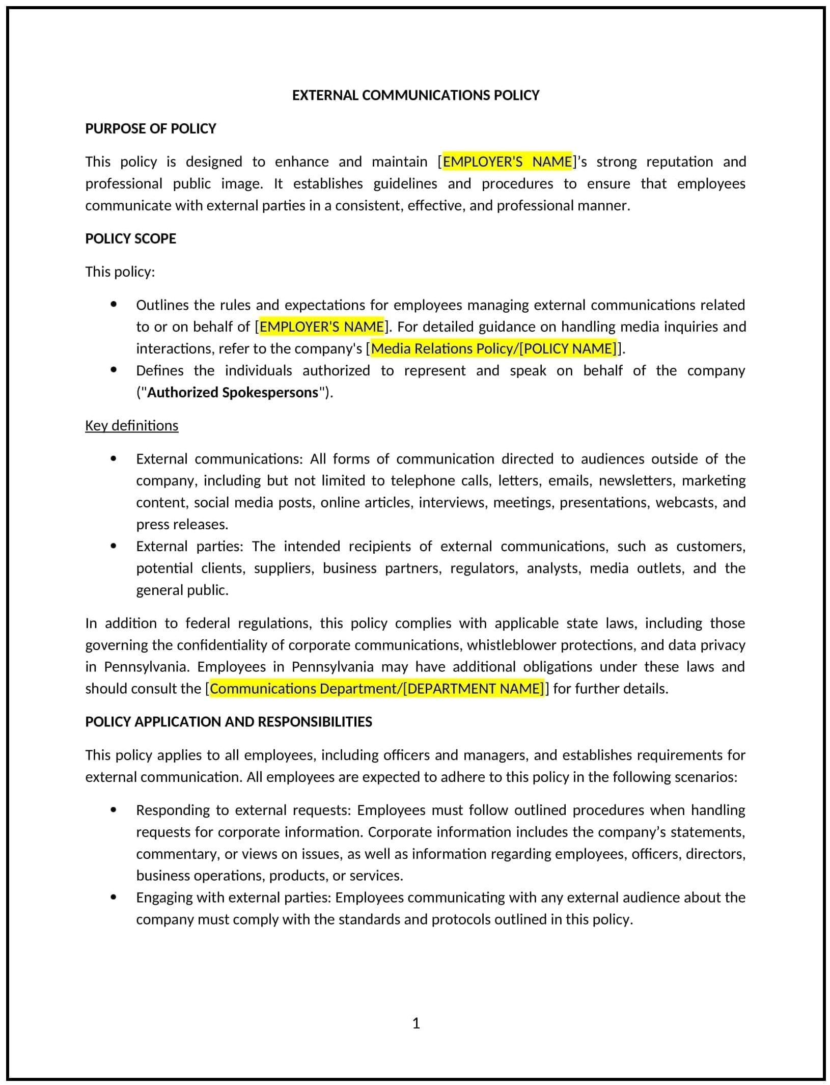 External-Communications-Policy--Pennsylvania--01-1-1