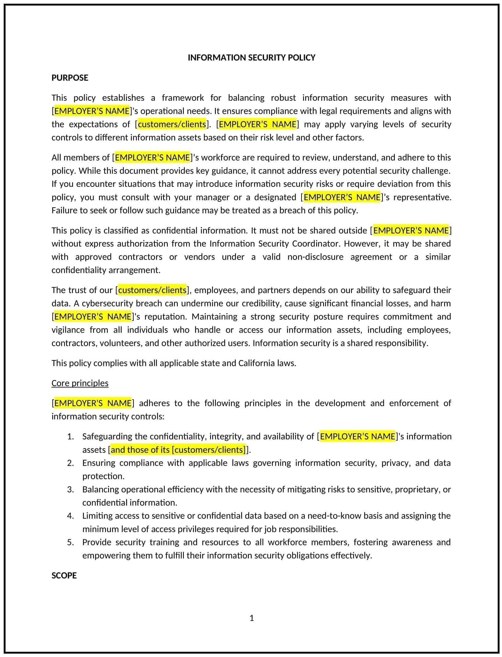 Information-Security-Policy--California--01-1-1