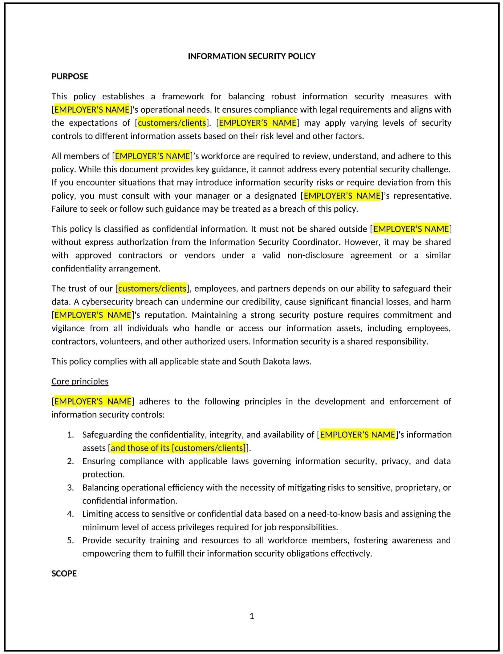 Information-Security-Policy--South-Dakota--01-1-1