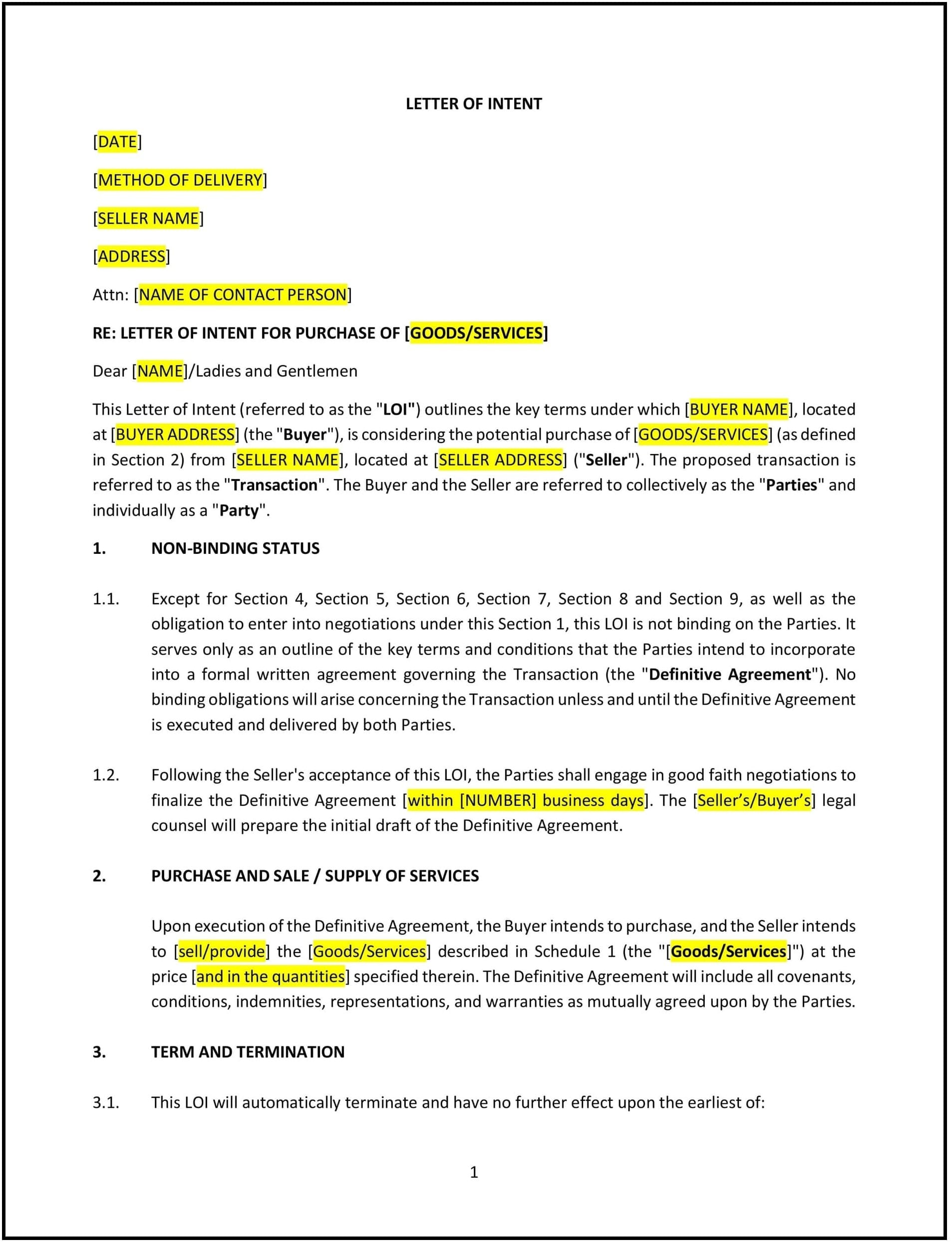 Letter-of-intent--LOI--for-commercial-transaction--West-Virginia--1-1
