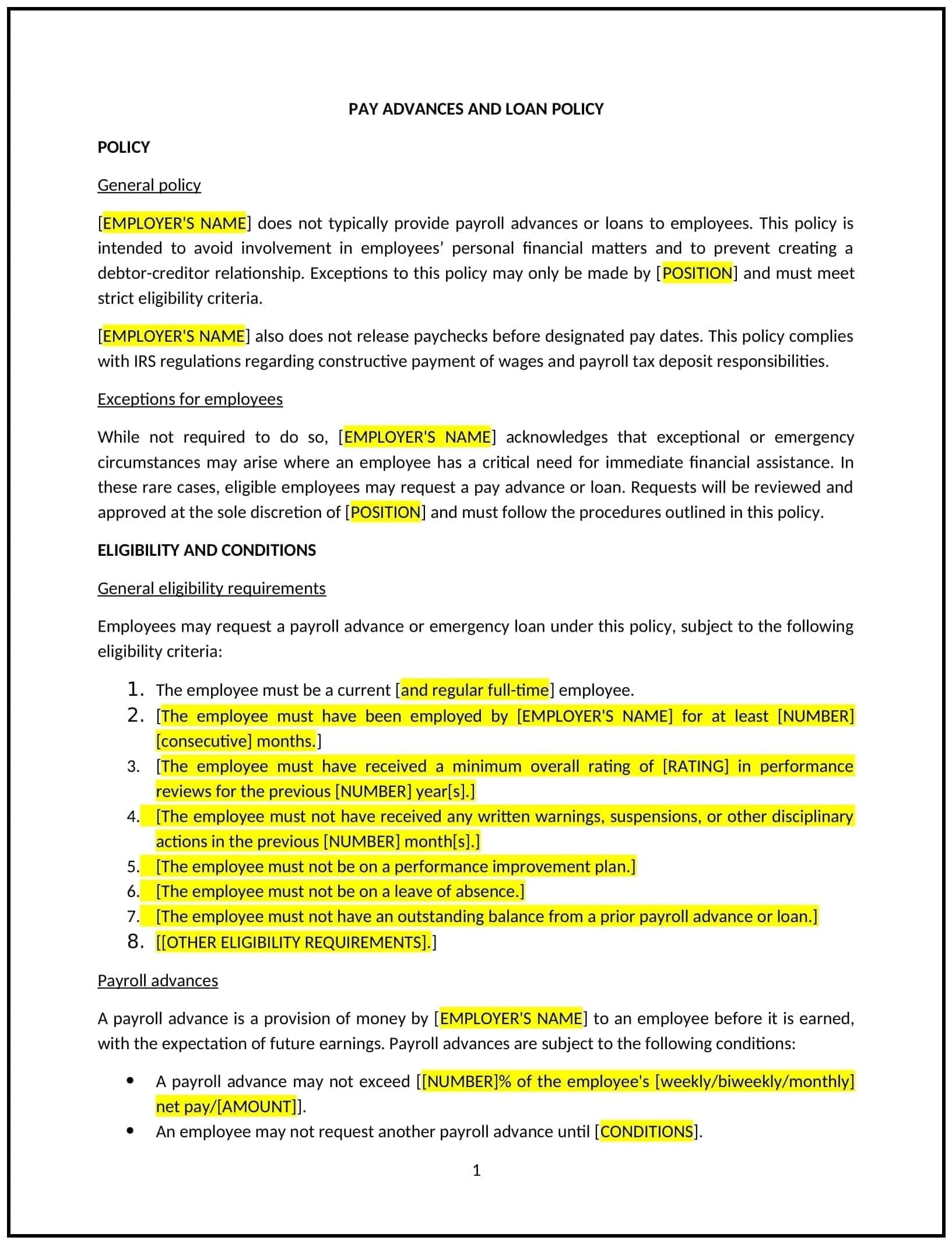Pay-Advances-and-Loan-Policy--Arizona--1-1-1