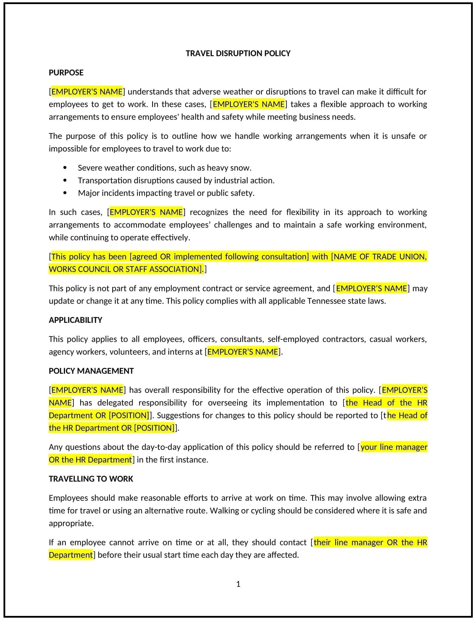 Travel-Disruption-Policy--Tennessee--1-1-1