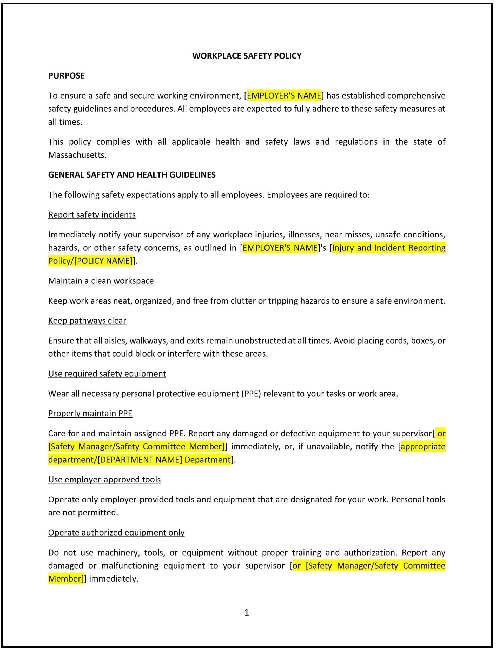 Workplace-Safety-Policy--Massachusetts--1-1