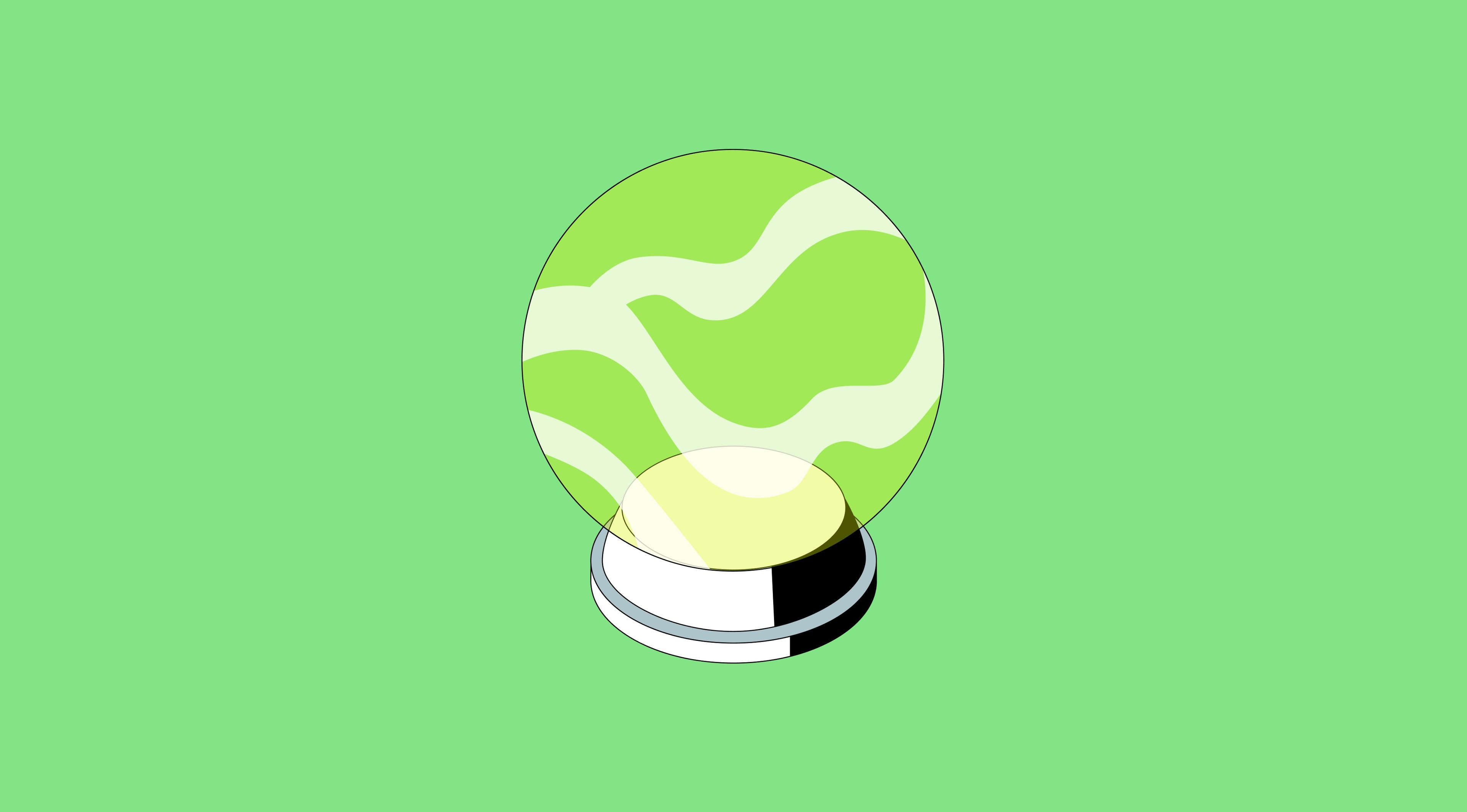 A globe.